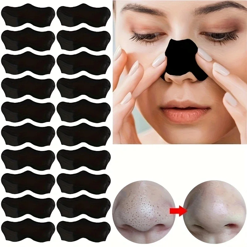 10/20/50 Uds mascarilla eliminadora de espinillas de nariz pegatina para tratamiento del acné del poro tiras de puntos negros limpieza profunda de la nariz