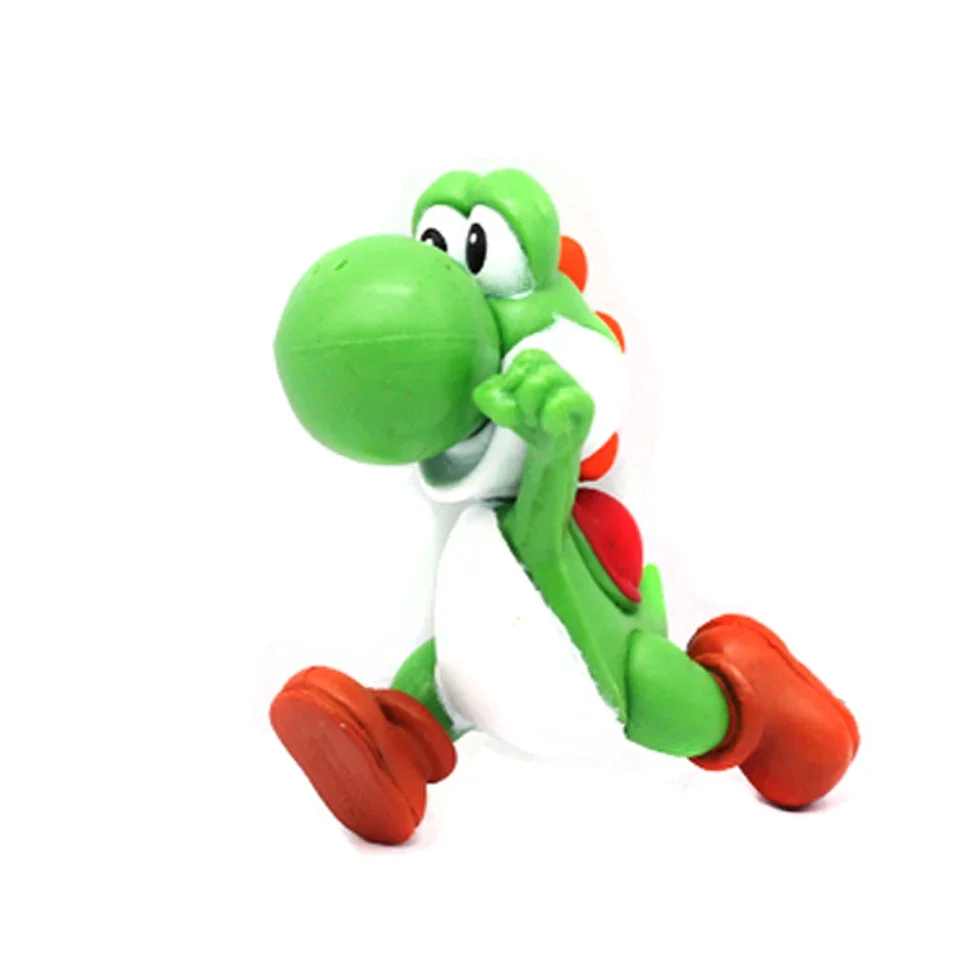 6-18 unids/set Super Mario Bros modelo figura juguetes Yoshi Luigi Donkey Kong seta PVC muñecas para niños regalos de cumpleaños