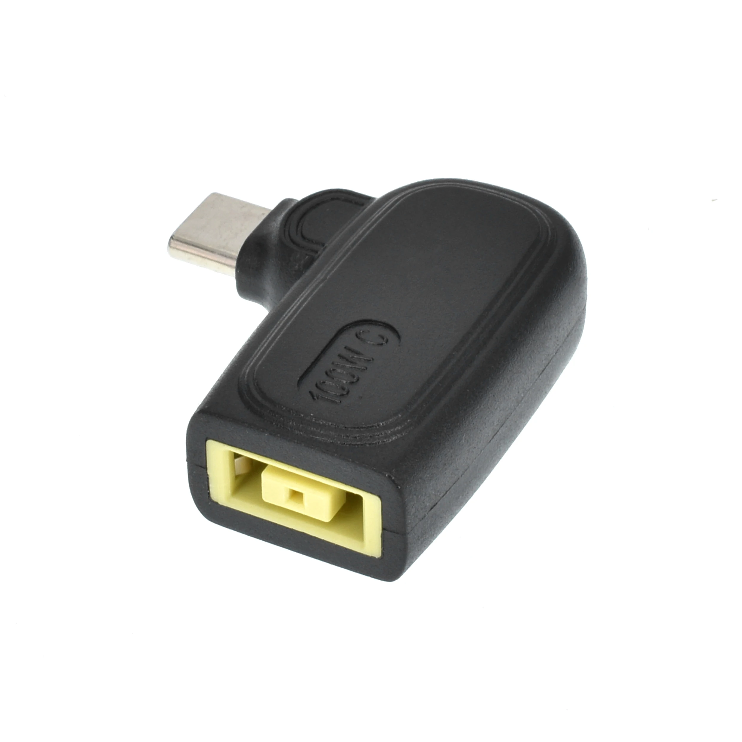 100W DC Square Plug for Lenovo Laptop Charger to USB C PD Power Adapter Converter Type C Fast Charging Cable Cord for MacBook