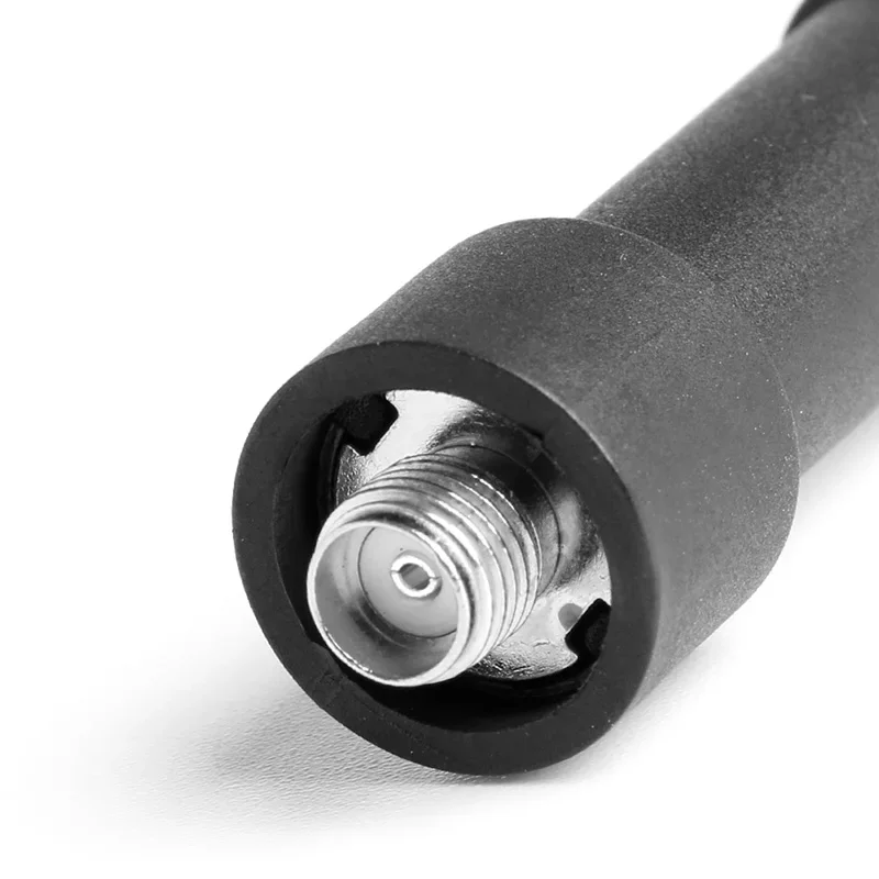 Mini antena universal macia uhf 400-480mhz sma-fêmea curta para baofeng quansheng walkie talkie uv5r bf 888s uv82 kenwood tk 360