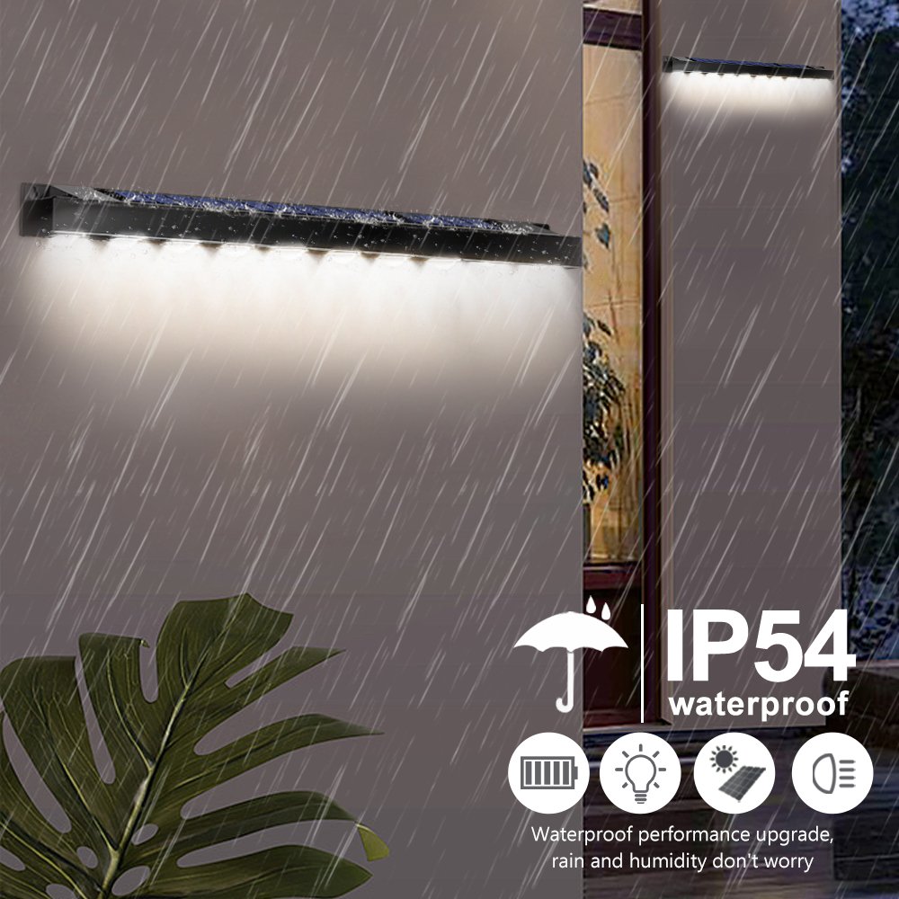 4/6/8/10 LED Solar Wand Licht Wasserdicht Garten Landschaft Licht Dekor Zeichen Lichter Solar Lampe Atmosphäre licht Fe