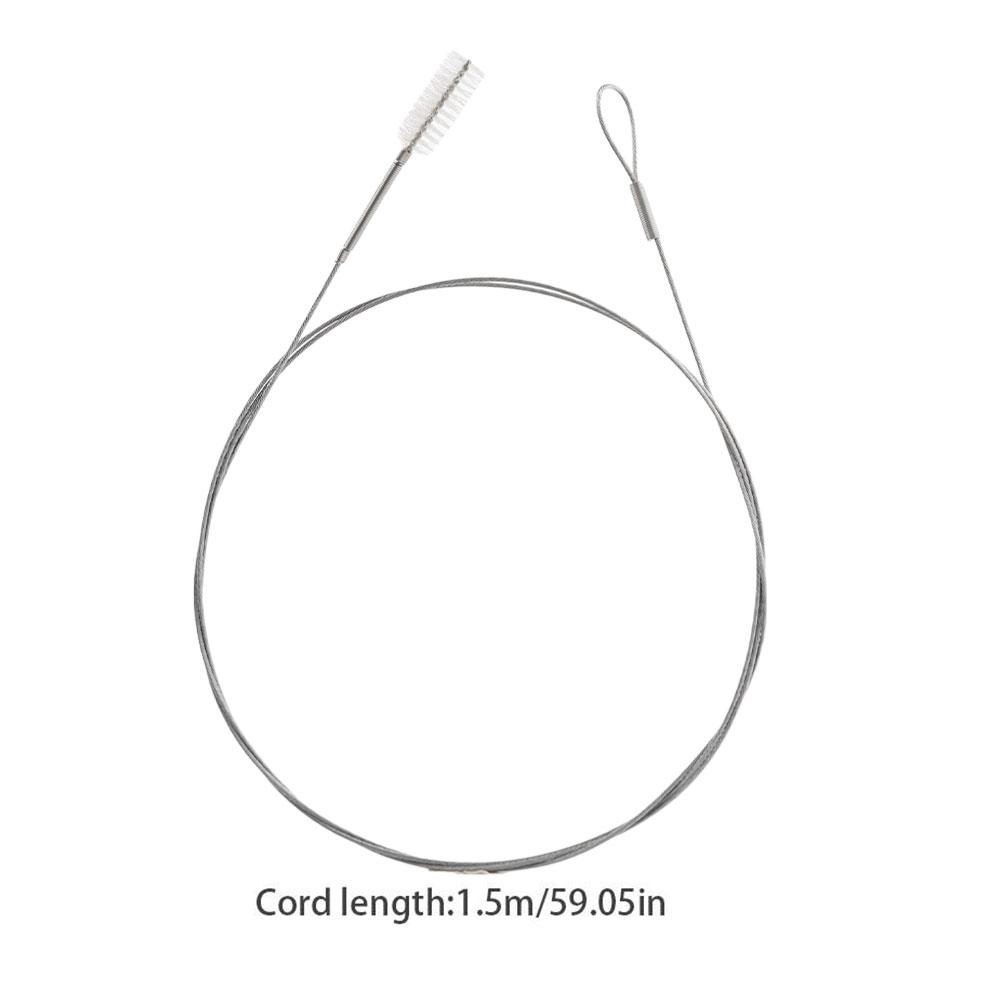 Cepillo de limpieza de draga de drenaje de coche, mangueras de techo solar de coche, accesorios de herramientas de detalles largos, 1,5 m, R8A4