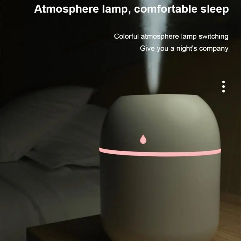 Mini Draagbare Waterdruppel Luchtbevochtiger USB Desktop Indoor Huishoudelijke Mute Luchtverneveling Luchtbevochtiger etherische olie diffuser