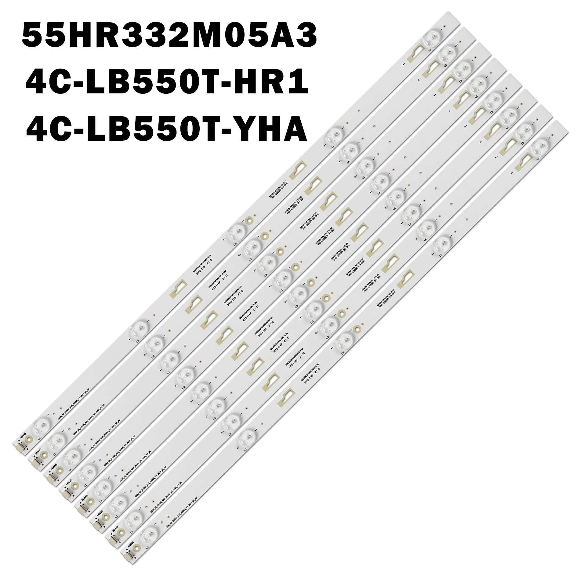 5Kits 40 stücke LED-Hintergrund beleuchtung Streifen 55 d1600 yhf yhe YHB-4C-LB550T-YHA 4c-lb550t-hr1 RF-BD550E30-0501S-01 55 fb3103 006-p1k3486a