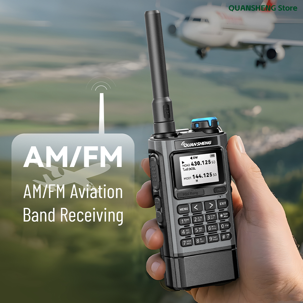 Quansheng UV K1 Mini Walkie Talkie Wireless Set Hunting Camping Long Range Ham Communication Radio K6 Walkier Talkie Transceiver