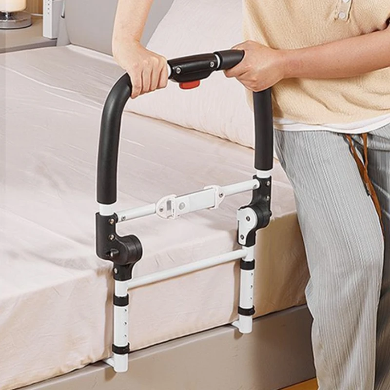 Trilhos de segurança sênior quarto doméstico dobrável corrimão de cabeceira simples seguro multifuncional corrimão móveis geriátricos