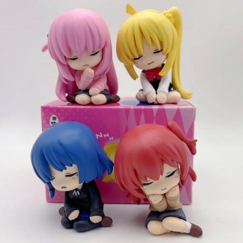 Bocchi The Rock! Sleeping Series Blind Box Gashapon Toys Hitori Gotoh Ikuyo Kita Nijika Ijichi Ryo Yamada Lovely Toy Gifts