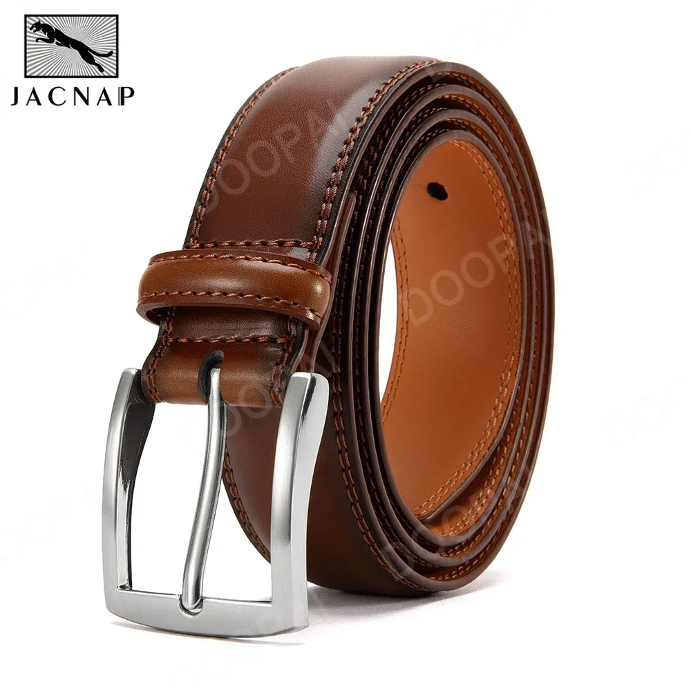 Cinturones de hombre de alta calidad de cuero genuino LARGA hebilla grande hebilla automática de Metal cinturones masculinos correa masculina