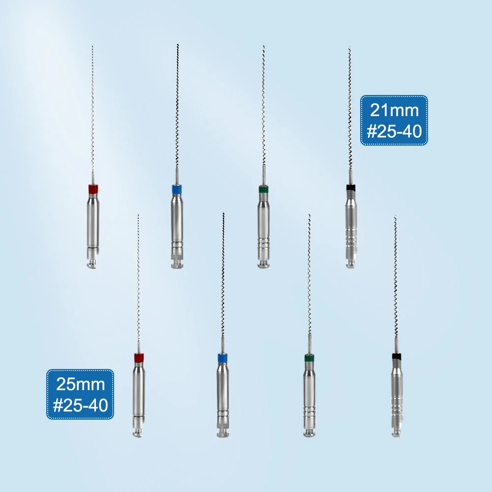 ELIJAH 4 teile/schachtel 21/25mm Dental Lentulo Paste Träger Endodontie Reibahlen Bohrer Burs Endo Dateien Zahnarzt Materialien instrument