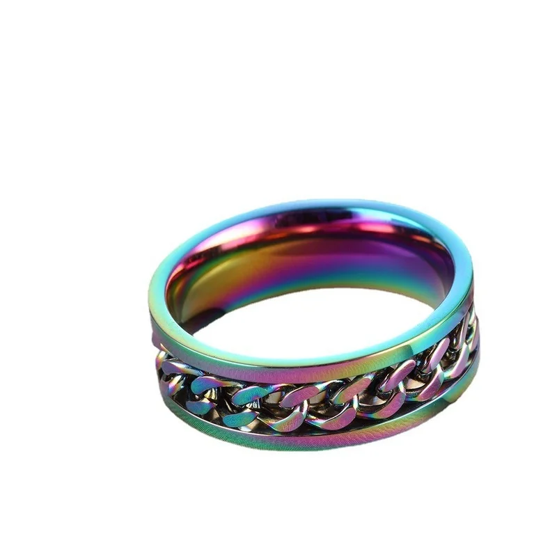 Thép Titan Xoay Được Dây Chuyền Nhẫn Dành Cho Nữ Spinner Vòng Giải Nén Đa Chức Năng Dây Chuyền Nhẫn Dụng Cụ Mở Nắp Hộp Nhẫn Quà Tặng