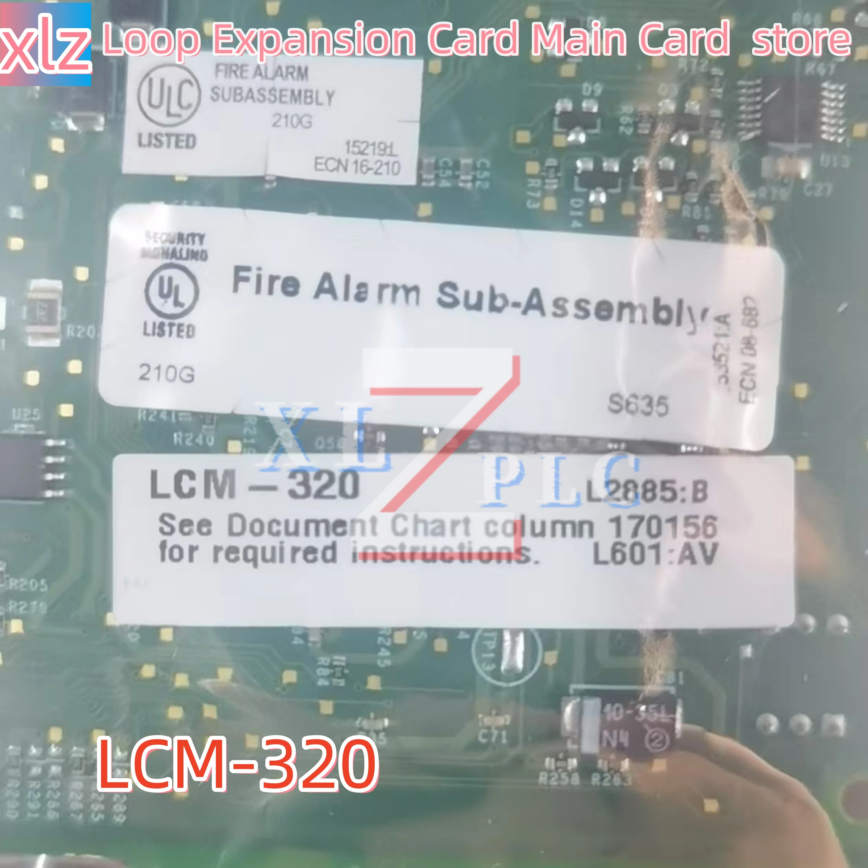 novo cartão de circuito LCM-320 cartão de expansão de loop cartão principal