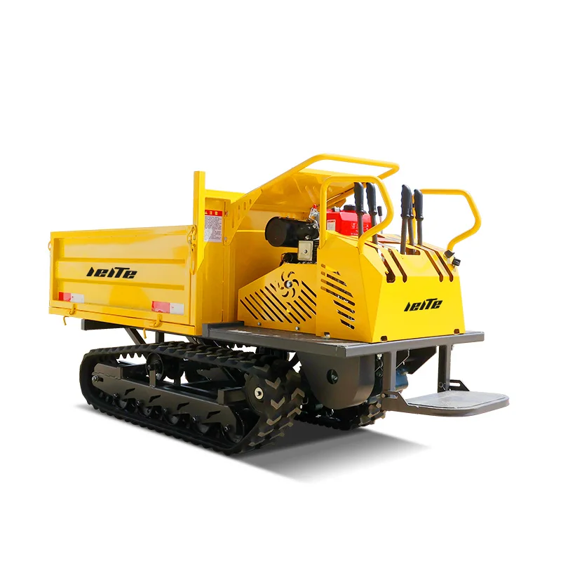 China 0.8 ton Self Loading Crawler Mini Dumper Diesel Crawler Mini Track transporter 800 kg crawler mini Dumper customized price