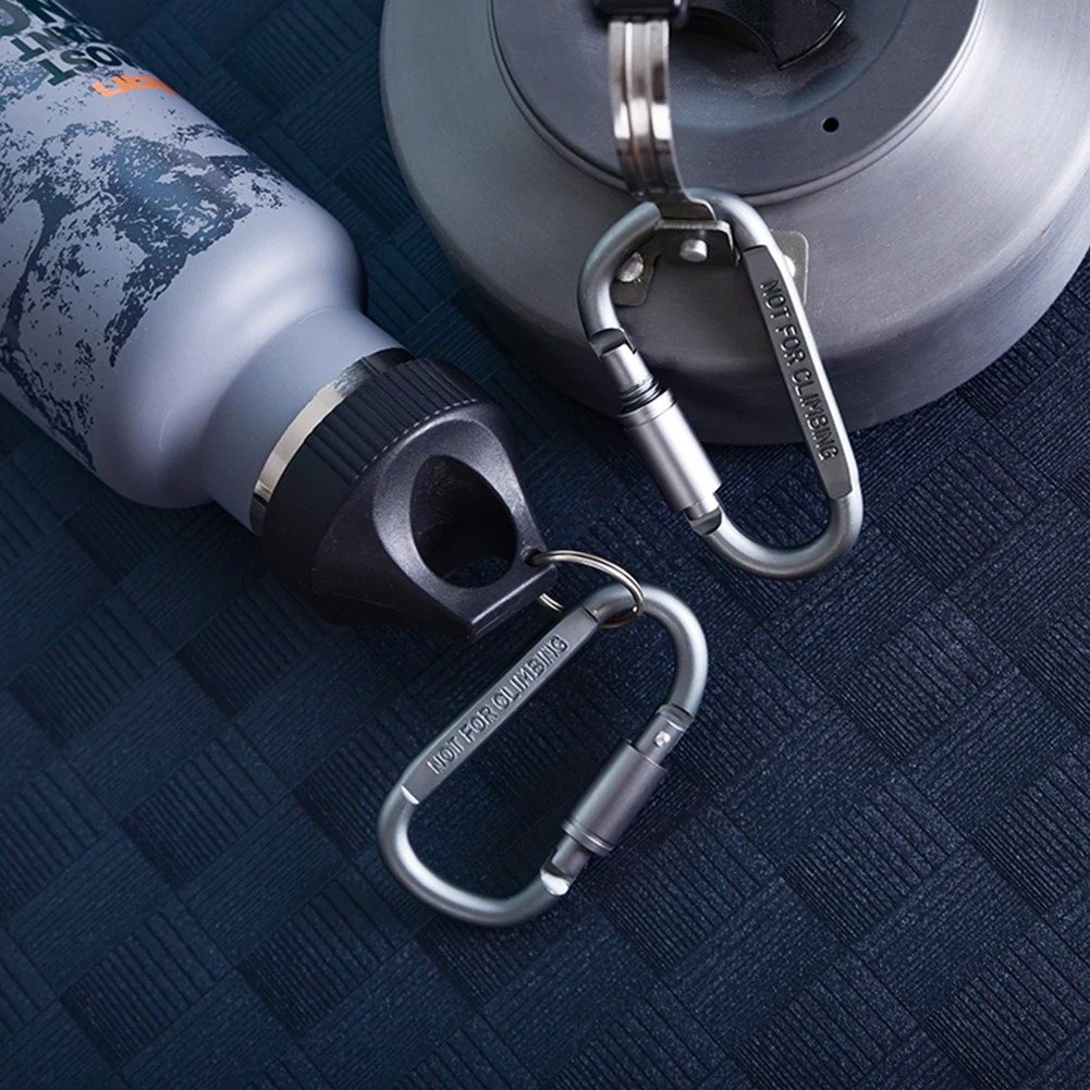 Karabijnhaak Set 2 Stuks Camping Survival Dagelijks Sleutelhanger Sleutelhanger Tactische Legering Aluminium Karabijnhaak Outdoor Karabijnhaken Clip