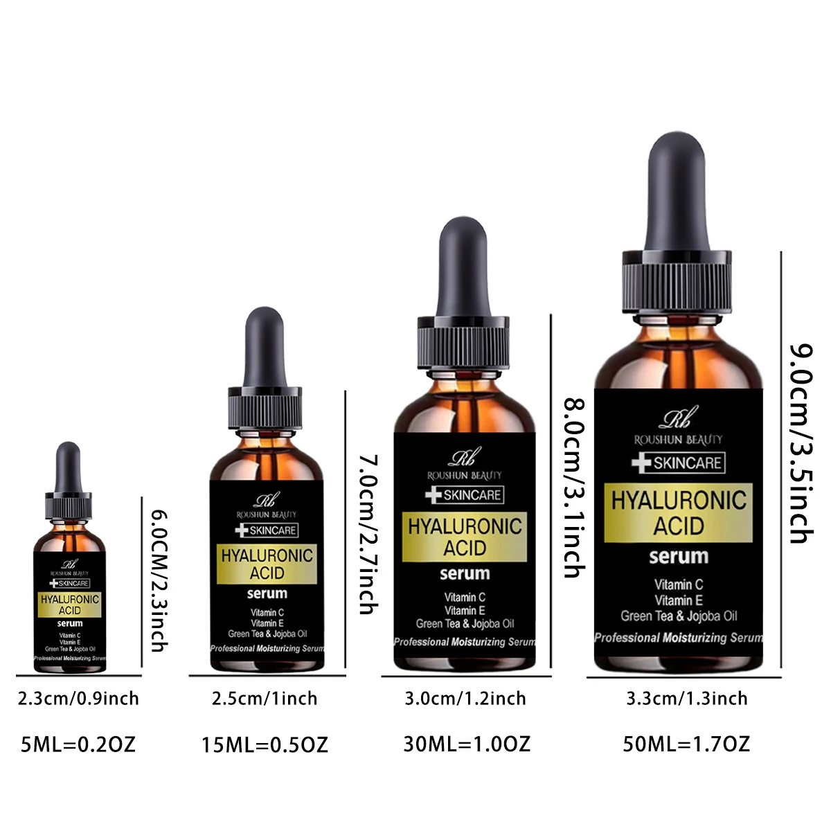 5ML/15ML/30ML/50ML/100ML ヒアルロン酸エッセンス 保湿 保湿 毛穴引き締め リペア オリジナルエッセンス