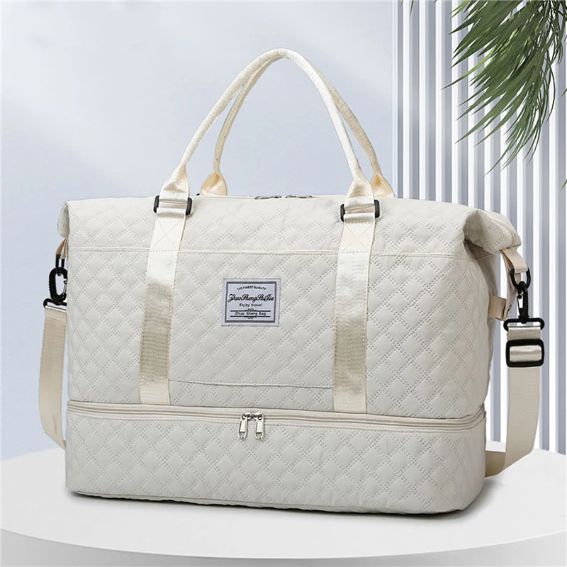 Leichte Gepäcktasche, Reise-Reisetasche mit großem Fassungsvermögen, Turnbeutel, Schultertasche für Weekender, Übernachtungstasche