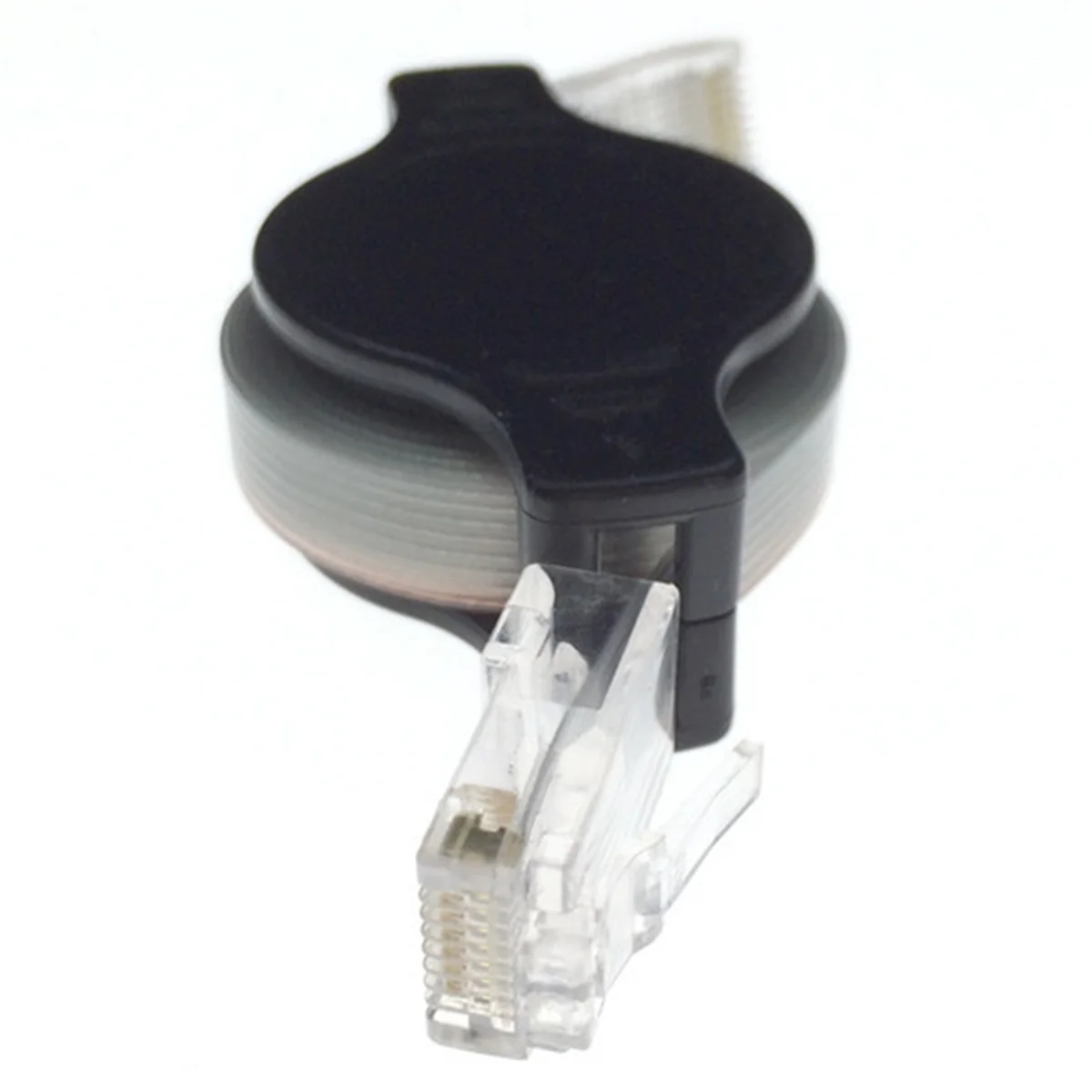 Cavo patch di rete LAN Ethernet retrattile portatile RJ45 Cat 5 5E 4 pezzi 10/100 Mbps 1,5 M/5FT