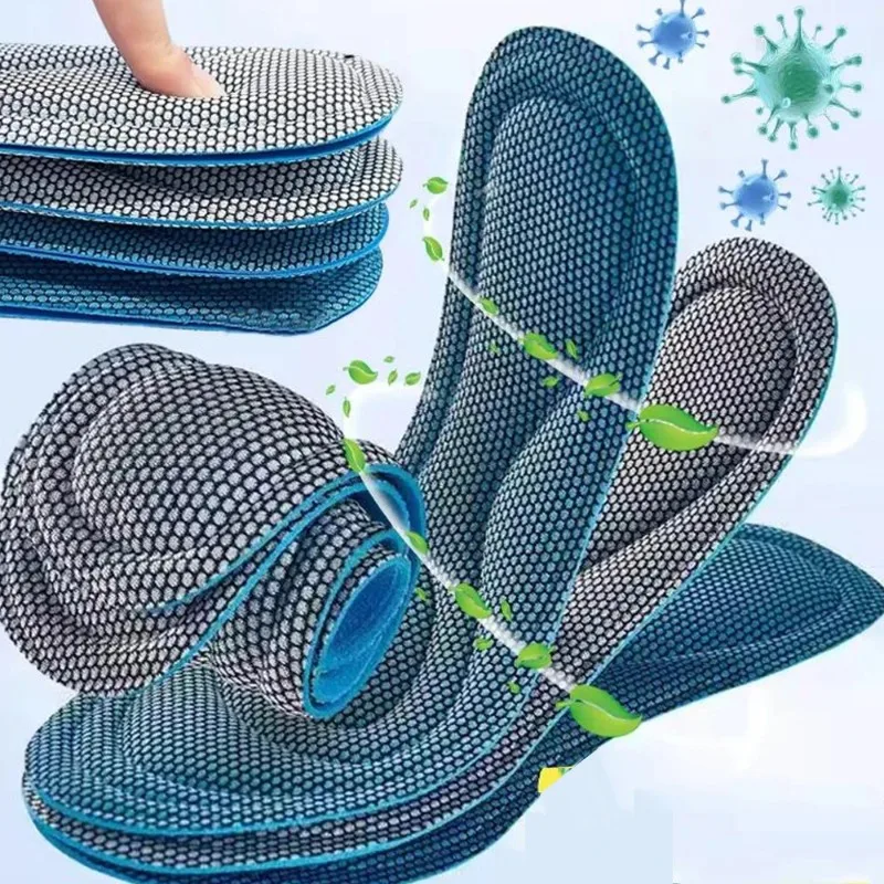 Customizable Shock-absorbing Shoe Insoles with Nano-antibacterial Deodorizing Sweat-absorbing Properties Suitable for Running