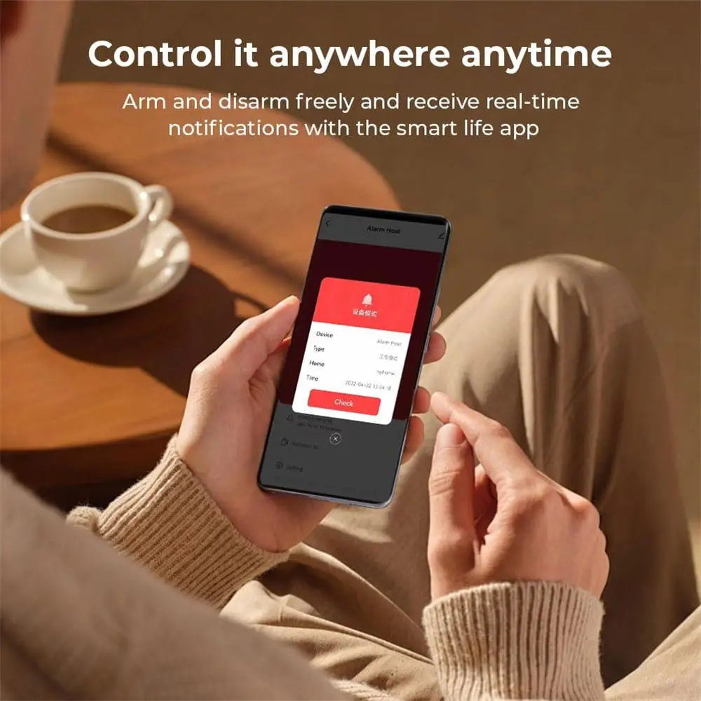 TUYA Security-Protection 2G GSM 433MHz Wireless Smart Home Security Alarm System App Remote Control Wireless Home Alarm Kit