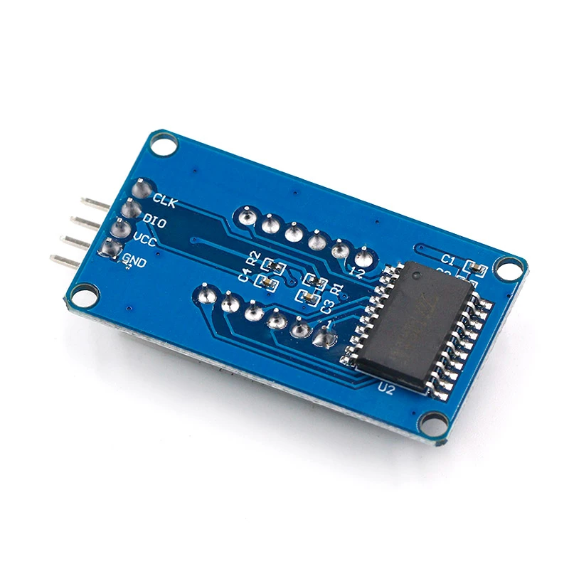 Módulo de exibição digital led tm1637, para arduino 7 segmentos 0.36 cabeças, relógio vermelho anodo, tubo de quatro serial