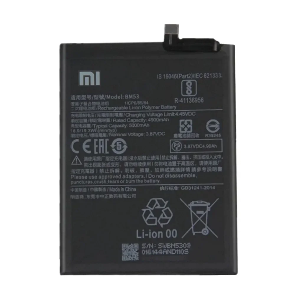 2025 年新しい 100% オリジナルバッテリー BM53 シャオ mi mi 10T 10T プロ MI10T 5000mAh 高品質電話バッテリー電池 Bateria