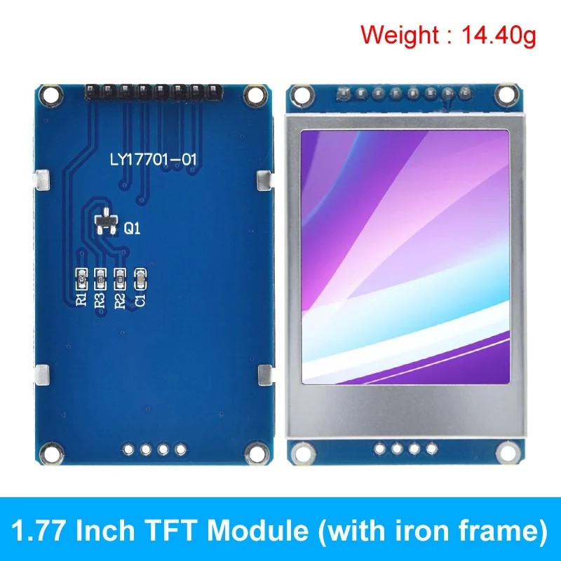 TZT-pantalla TFT LCD de 1,77 pulgadas, módulo de puerto serie, 128x160, 1,77 TFTSPI