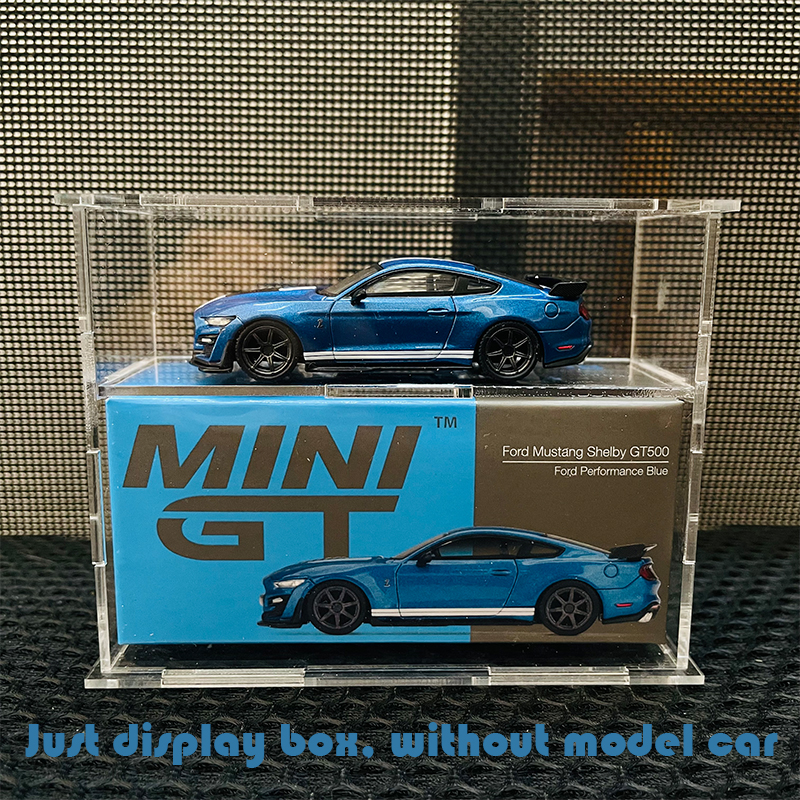 1/64 Mô Hình Xe Ô Tô Acrylic Màn Hình Ốp Lưng Phù Hợp Với Kích Thước Mini MiniGT Tomica Hotwheels Lắp Ráp Chống Bụi Hộp Tủ Đồ Chơi Xe