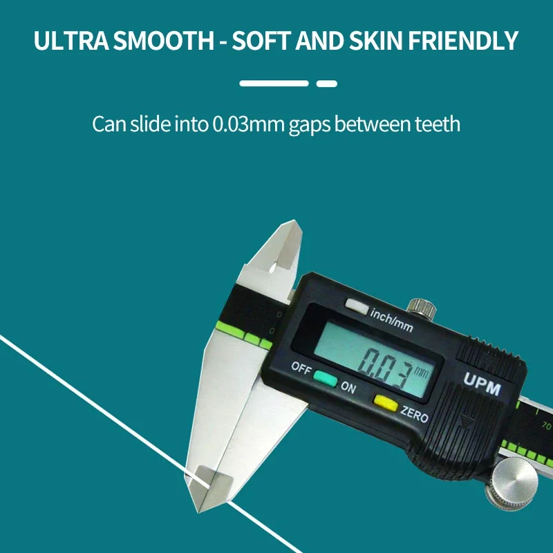 Mint Dental Floss Roll ไหมขัดฟันในครัวเรือนแยกบรรจุภัณฑ์ Clean Gap Slim ในครัวเรือน Pack ทิ้งไหมขัดฟัน Line
