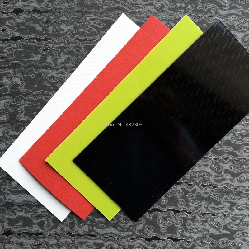 ด้ามจับ G10วัสดุสเปเซอร์1ชิ้นมีหลายสีสำหรับด้ามมีดแบบ DIY ความหนา1มม.