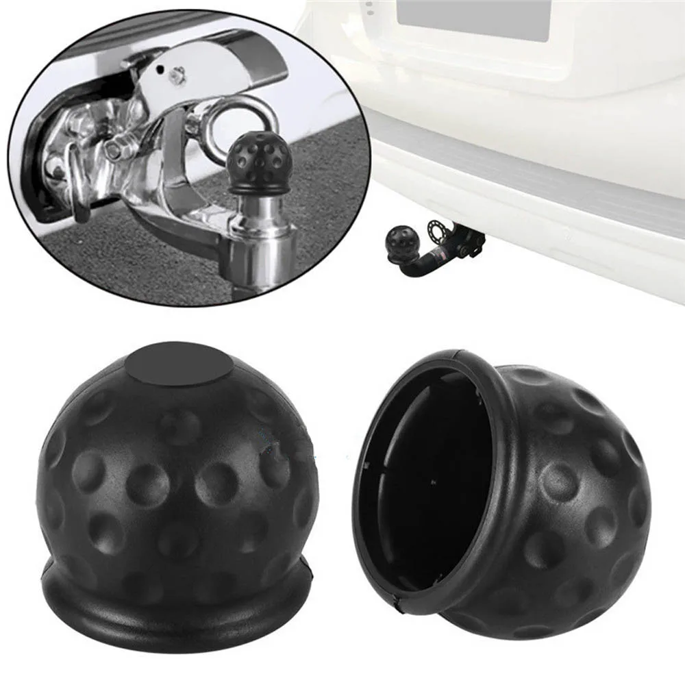 Nueva cubierta de bola de barra de remolque de 50MM, cubierta de bola de remolque, tapa de barra de remolque, enganche Universal, bola de remolque, protege los accesorios del coche