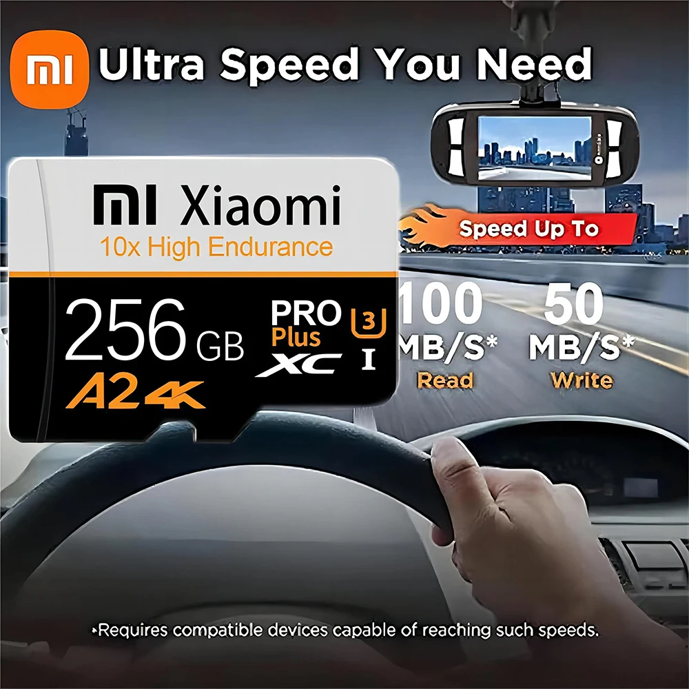Xiaomi SD Memory Card 128GB 2TB Class10 V30 TF Card 1TB Mini SD Card 512GB High Speed Micro TF SD Card 256GB For Nintendo Switch