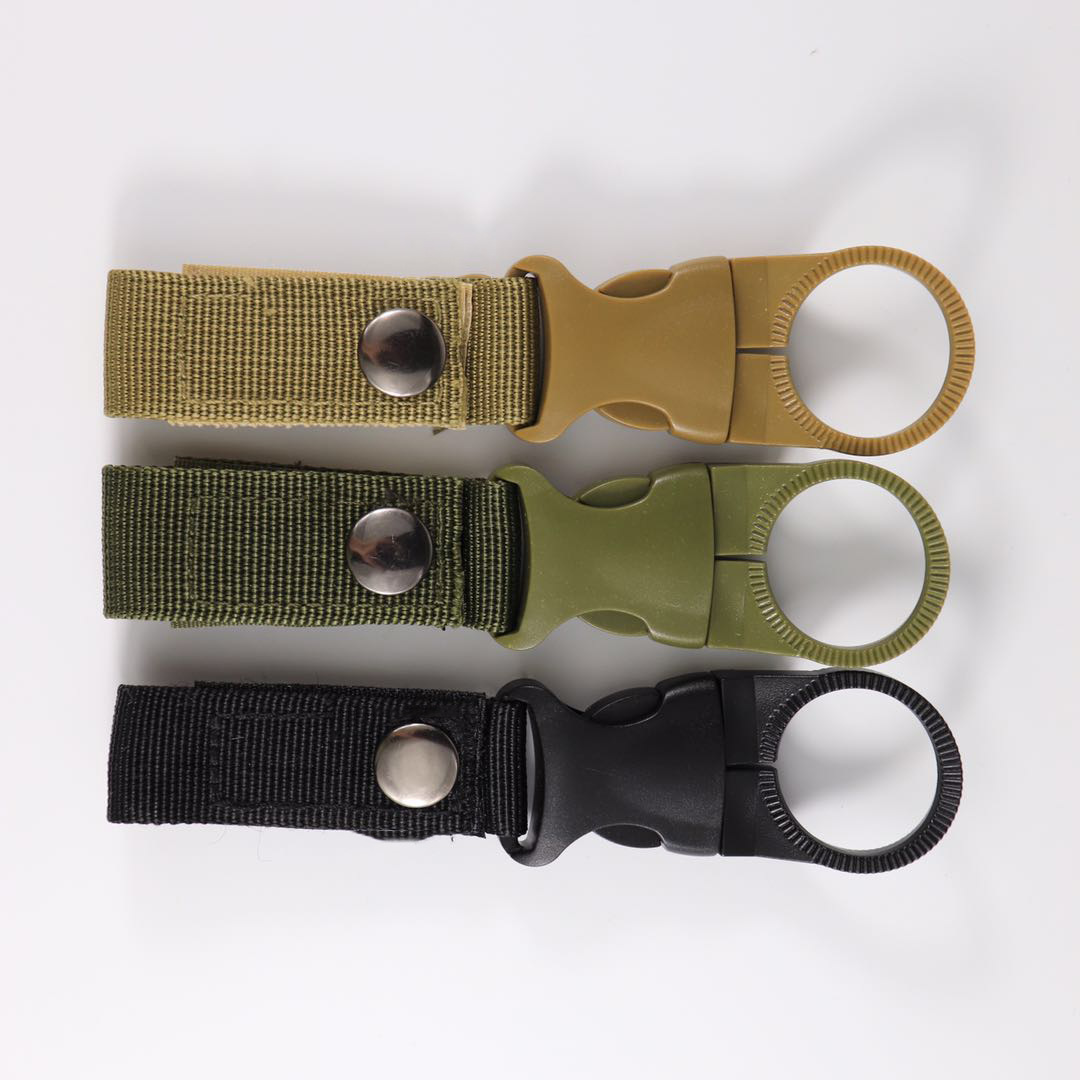 Molle Webbing Ba Lô Khóa Thùng Đựng Đồ Co Giãn Kèm Quickdraw Nước Móc Treo Giá Đỡ Khi Đi Cắm Trại Leo Núi Phụ Kiện