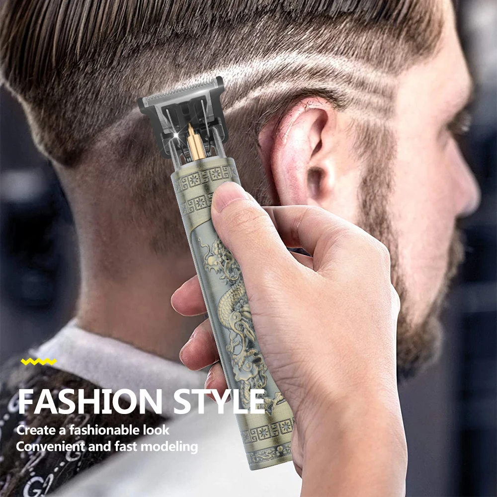 T9 USB 電気バリカン男性用ヘアカット機充電式マンシェーバートリマー理髪技術ひげトリマー