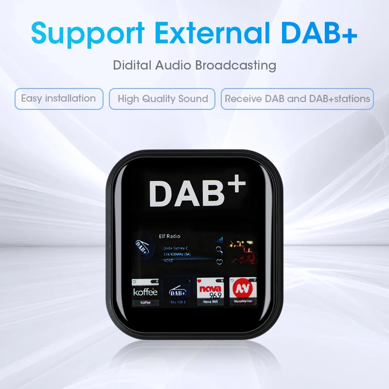 Srnubi DAB/DAB+ Antenna With USB Adapter Universal Android Car Radio GPS Stereo Receiver Europe DAB DAB+ Signal Head Unit Player