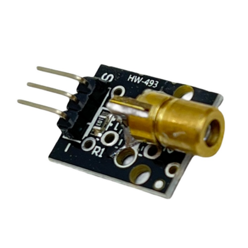 1-50 PCS KY-008 650nm Laser Sensor Module 6mm 5V 5mW Red Dot Diode Copper Head for Arduino Transmitter Module