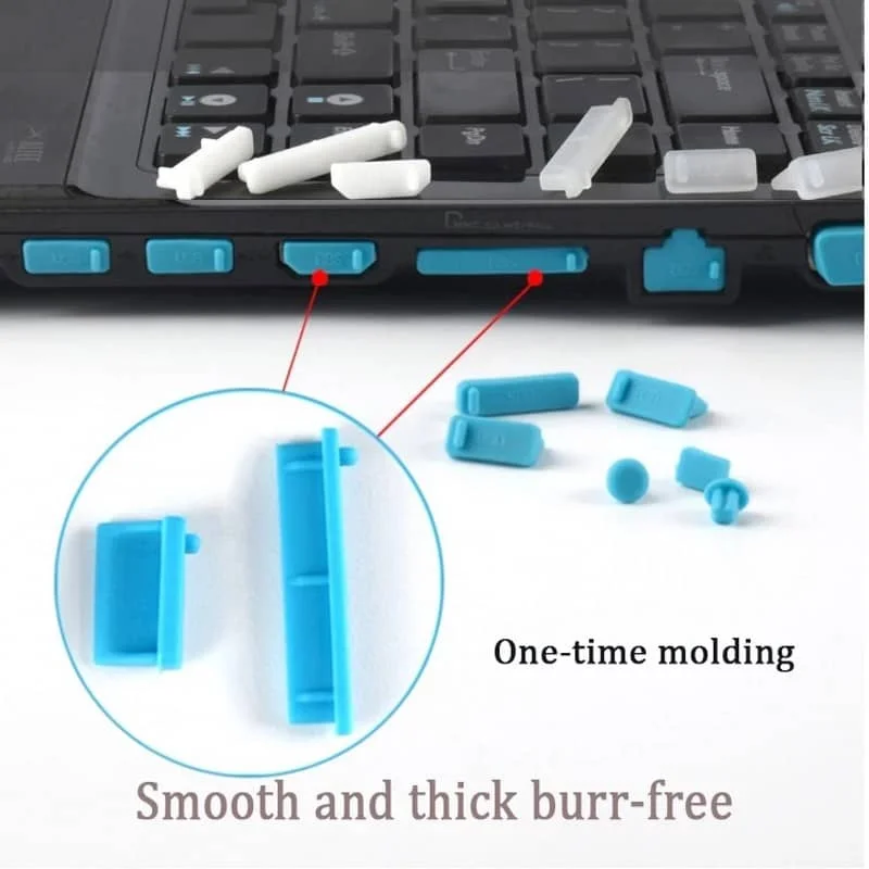 Spina antipolvere Spina antipolvere universale per notebook 16 pezzi Copertura per laptop Tappo protettivo Spina antipolvere Spina antipolvere per computer USB