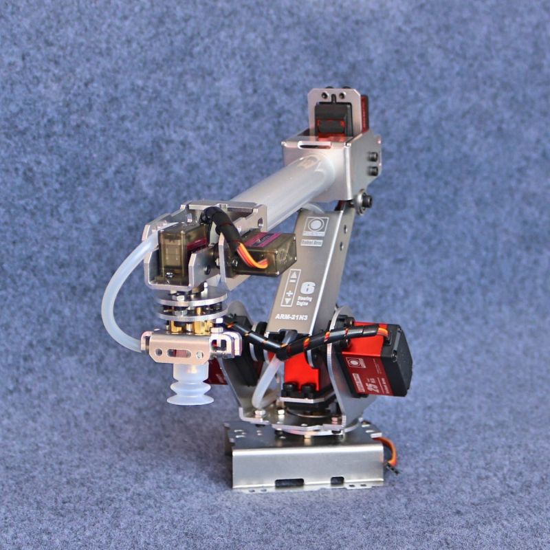 6 dof robô braço robótico industrial com 20kg/25kg servos digitais para framboesa para arduino robô diy kit robô programável