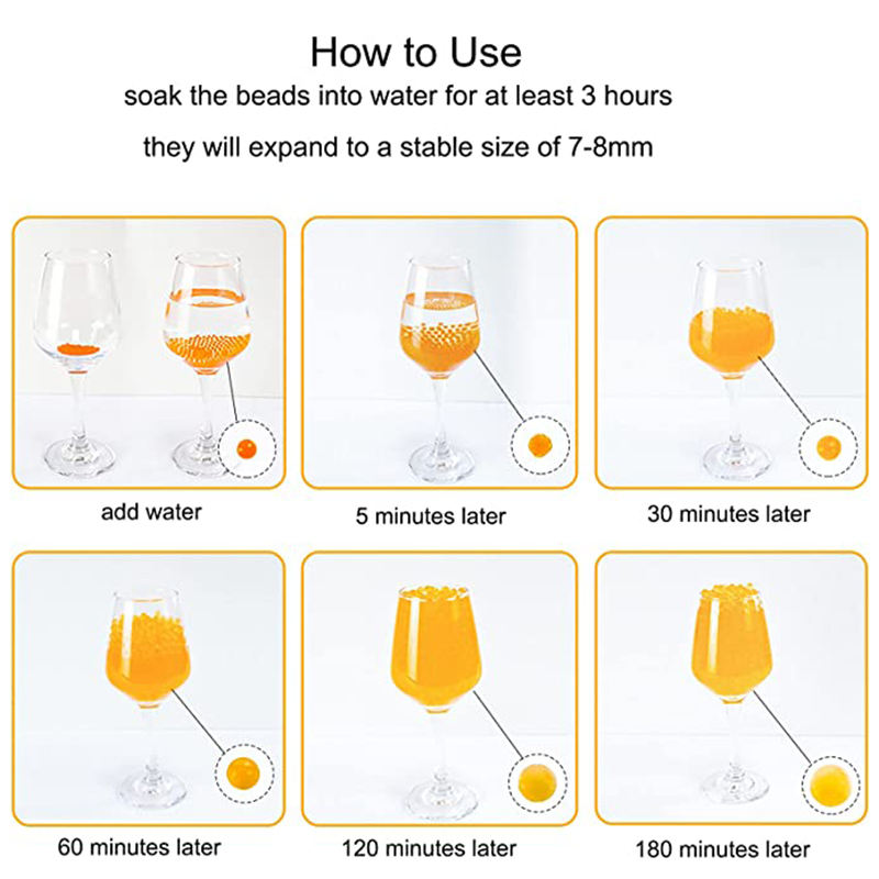 7-8 มม.เจลน้ําHydrogelลูกบอลBulletลูกปัดขวดLight In DarkเติมกระสุนSplatter Ballสําหรับเจลไฟฟ้าปืนอุปกรณ์เสริม