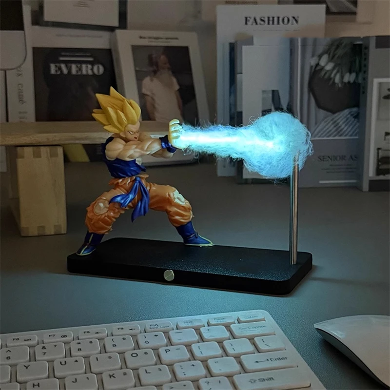 DRAGON BALL Son Goku Kamehameha ночник украшение для рабочего стола модель ночь аниме окружающие детские игрушки подарок на день рождения