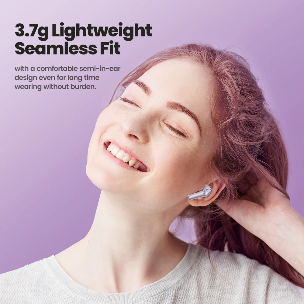 Toocki enc bluetooth 5.3 fones de ouvido tws alta fidelidade som estéreo com microfone sem fio à prova dwireless água fone de ouvido para o telefone móvel