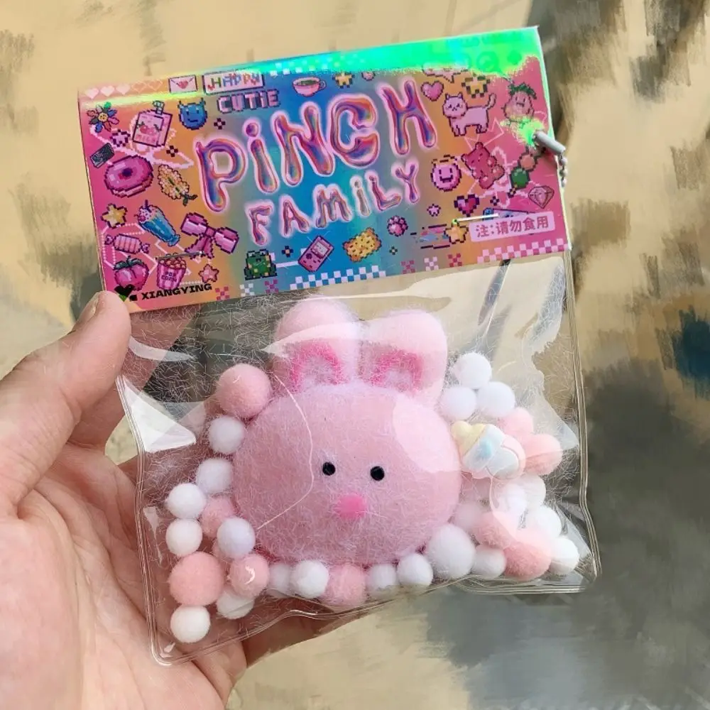 Dropshipping Fidget ของเล่นมินิของเล่น Squishy Kawaii Plush Soft Cat Paw โปร่งใสซิลิโคน Cube ความเครียดบรรเทาบีบของเล่น