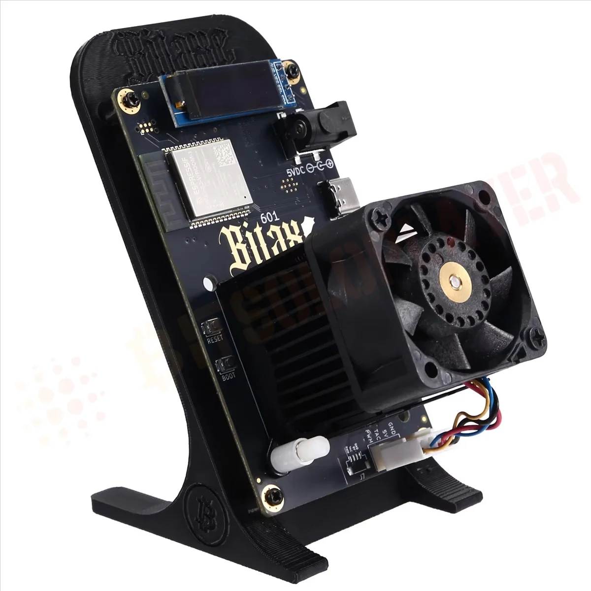 Bitaxe Gamma 601 1.2th/s 18W BM1370 Bitcoin ASIC Miner Open Source Bitcoin Miner com fonte de alimentação 5V6A
