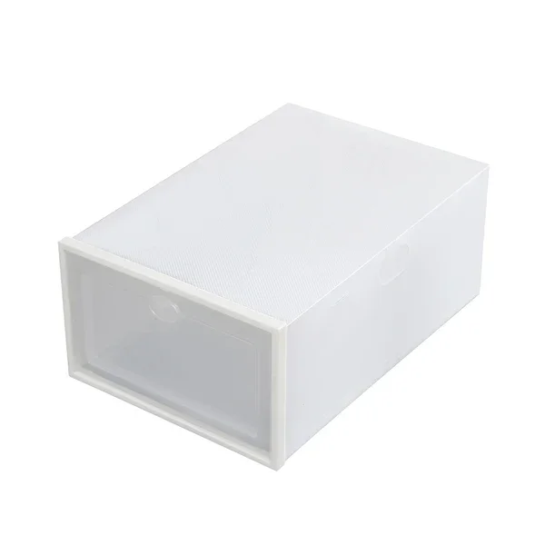 1P Shoe Storage Box, Clear Plastic Stackable  Shoe Sneaker