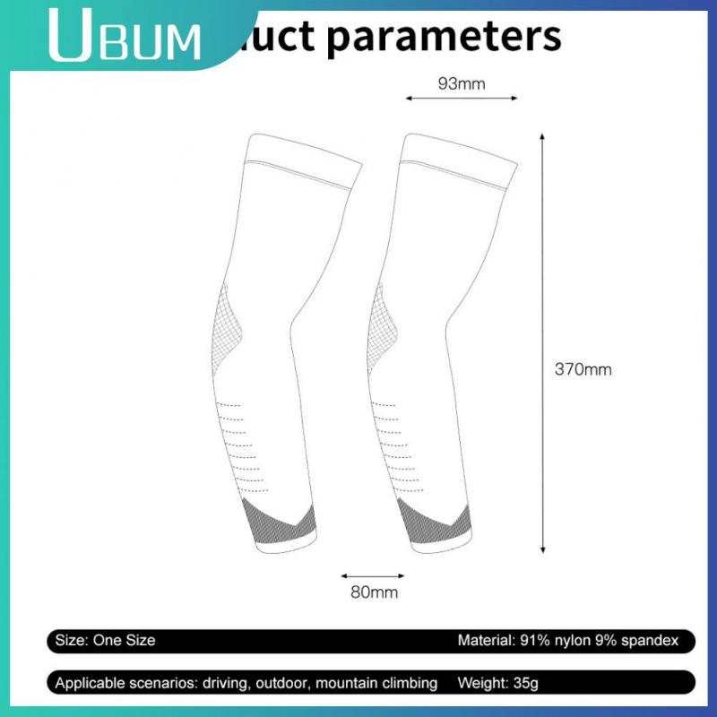 Mangas de protección solar de seda de hielo para hombre, protectores de brazos elásticos para deportes de ciclismo, secado rápido, absorbentes del sudor, 2 uds.