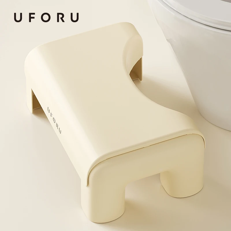 Uforu สตูลห้องน้ําในครัวเรือนสตูลวางเท้าหนา Strong Anti-SLIP ผู้ใหญ่ Squat Artifact