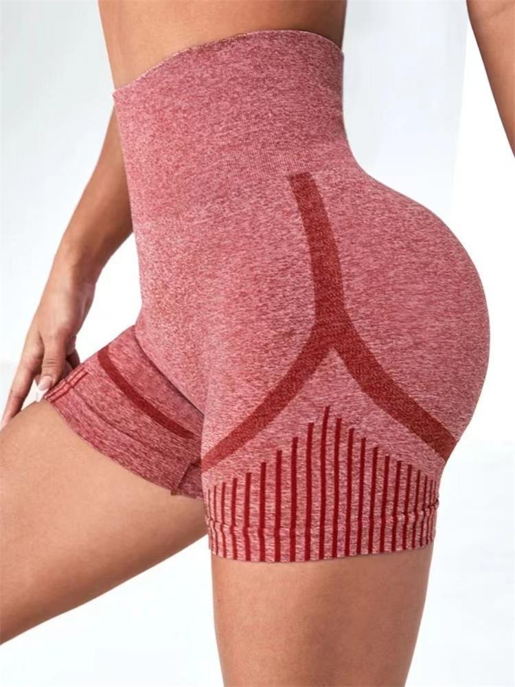 Frauen Yoga Shorts Hohe Taille Workout Shorts Fitness Yoga Lift Butt Fitness Damen Yoga Gym Laufen Kurze Hosen Sportswear