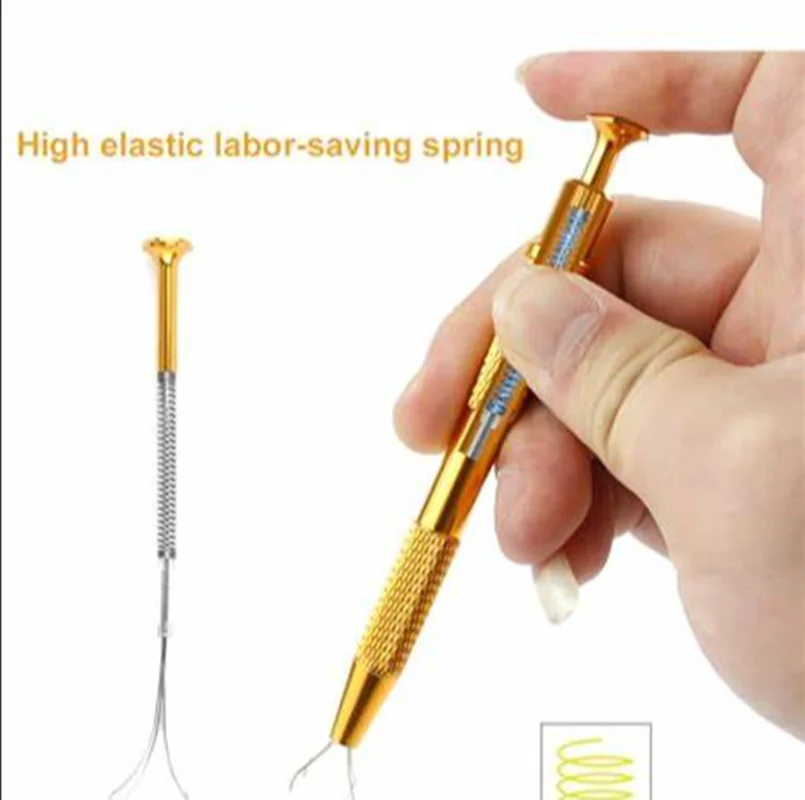 ส่วนประกอบ Grabber Four Claw ส่วนประกอบอิเล็กทรอนิกส์ IC BGA Chip Gripper Extractor Screw Picker Pick Up ปากกาเครื่องประดับซ่อมมือเครื่องมือ
