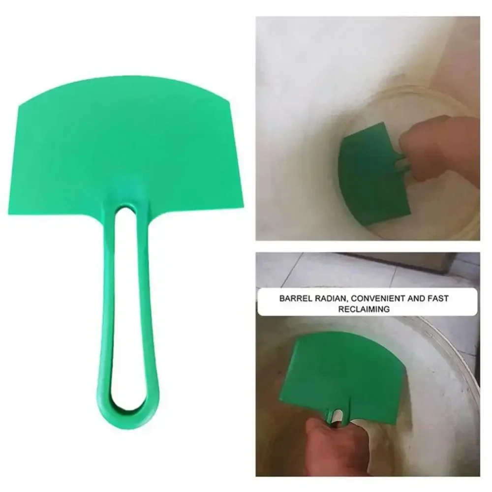 1/2Pcs Curved Bucket Scoop Scraper Spackle Paint Putty Knife Drywall Finishing Plaster Scraping Decals Patch Construction Tools