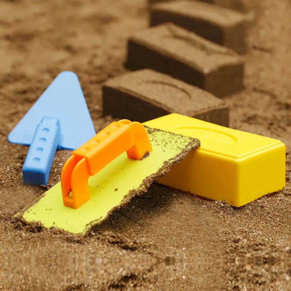 3 pçs brinquedo de neve praia areia diversão tijolo fabricante areia castelo molde para inverno e verão construir neve outddor brinquedo aniversário das crianças presente