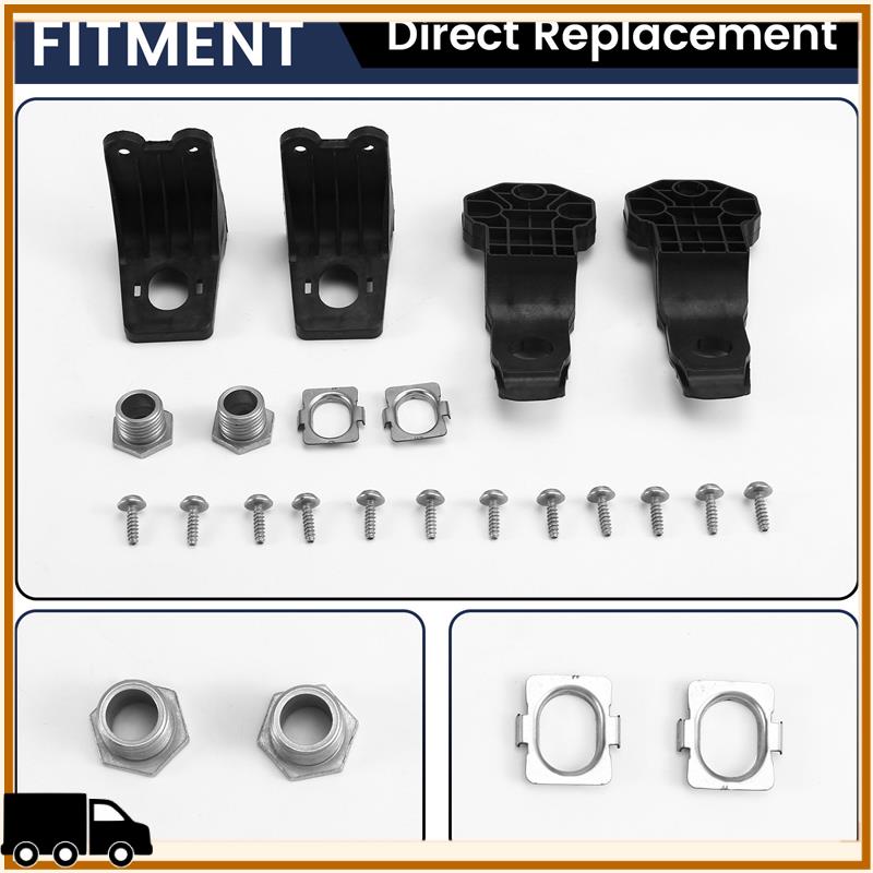 Inovador 1 conjunto kits de montagem de suporte de reparo de farol dianteiro 63115a417b3 para bmw g07 x7 40dx 40ix m60ix suporte de farol parafuso fixo