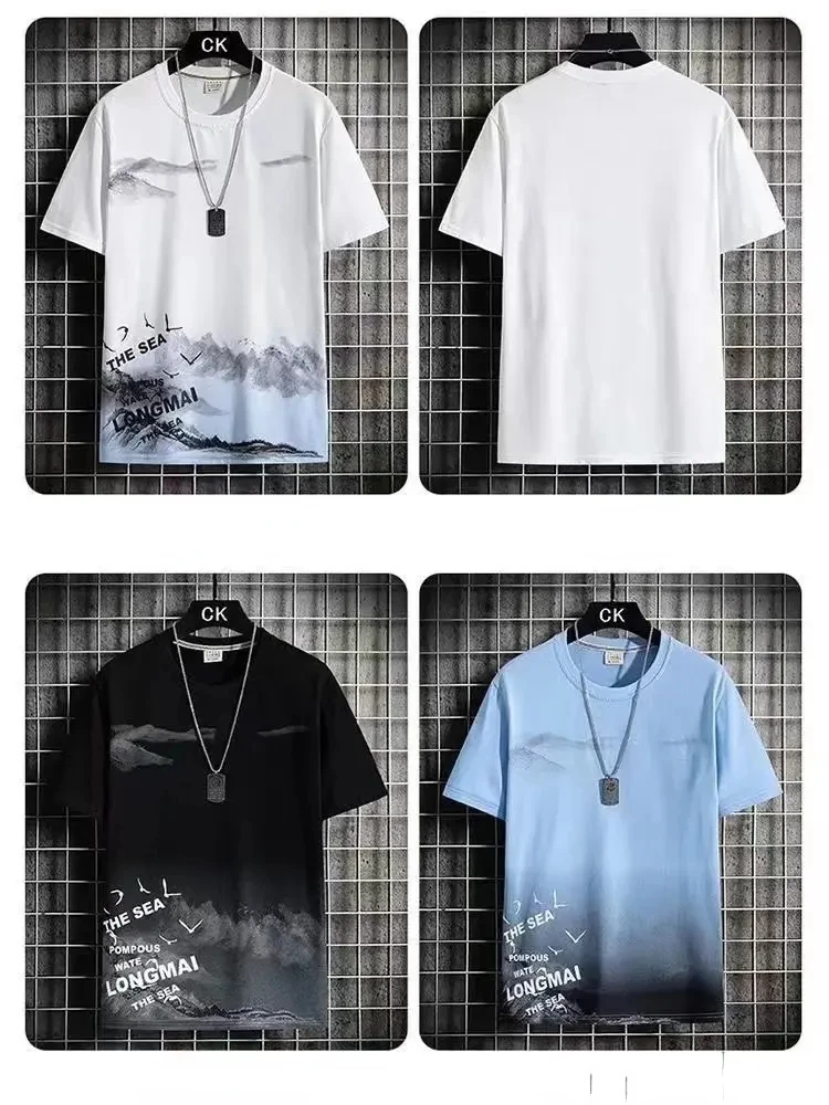 Trendige Anzüge für Herren, Sommer-Shorts-Set für Herren, Fitnessstudio-Outfit, Studenten-Kurzarm-T-Shirt, 2-teiliges Set, Trainingsanzüge für Herren, lässige Herrenbekleidung